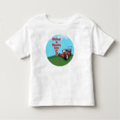 Custom Lawn Mower Birthday Kinder Shirts (Voorkant)