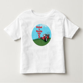 Custom Lawn Mower Birthday Kinder Shirts
