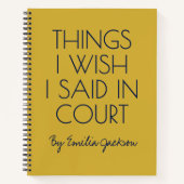 Custom Lawyer Journal for Attorneys & Law Students Notitieboek (Voorkant)