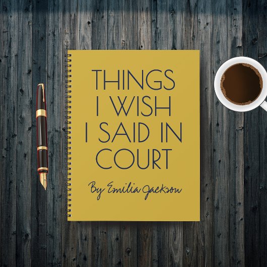 Custom Lawyer Journal for Attorneys & Law Students Notitieboek