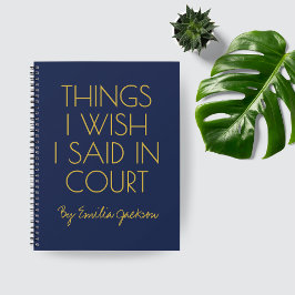 Custom Legal Notebook Gift for Lawyers & Graduates Notitieboek