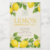Custom Lemon Essential Oil Label Wijn Etiket (Enkel label)