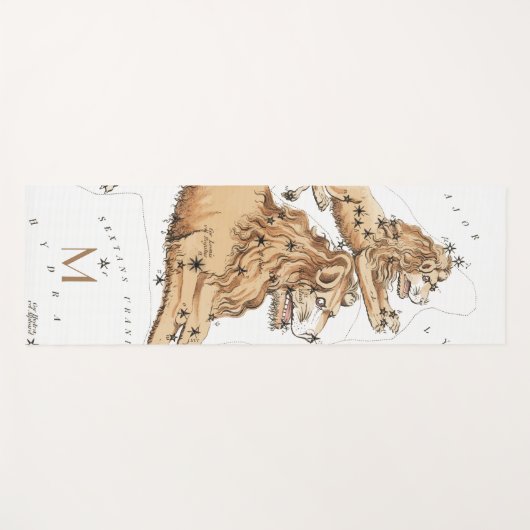 Custom Leo Constellation Horoscope Zodiac Stars Yogamat (Voorkant (horizontaal))