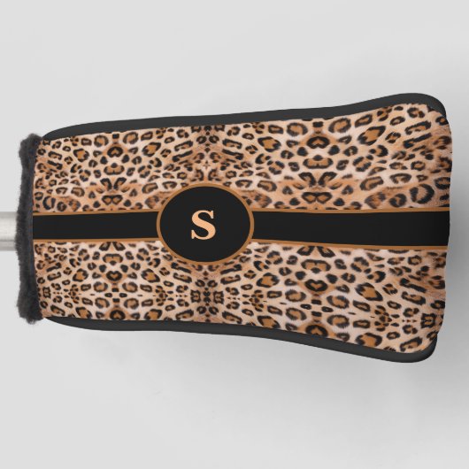 Custom Leopard Golfheadcover (Voorkant)
