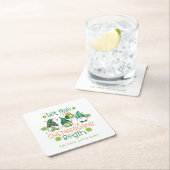 Custom Let the Shenanigans Begin Gnome Party Kartonnen Onderzetters (Insitu)