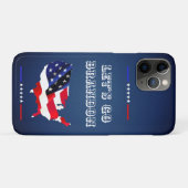 Custom LET'S GO BRANDON Trump 2024 Patriottische V Case-Mate iPhone Case (Achterkant (horizontaal))