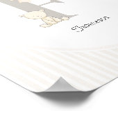 Custom Letter F Nursery Wall Art - Baby Name Print (Hoek)