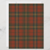 Custom Letter from Santa for Kids Christmas Plaid (Achterkant)