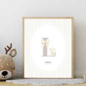 Custom Letter L Nursery Wall Art - Baby Name Print