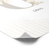 Custom Letter O Nursery Wall Art - Baby Name Print (Hoek)