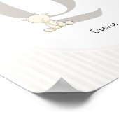 Custom Letter Q Nursery Wall Art - Baby Name Print (Hoek)