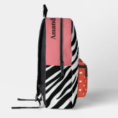 Custom Leuk en kleurrijk ontwerp gemengd patroon Bedrukte Rugzak (Links)