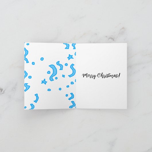 Custom Leuke Dier Thema Kerst Kaart (Binnen)