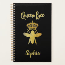 Custom Leuke QUEEN BEE Goud Zwart Niet gedateerd M