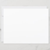 Custom Library Checkout Card Table Number Cards (Achterkant)