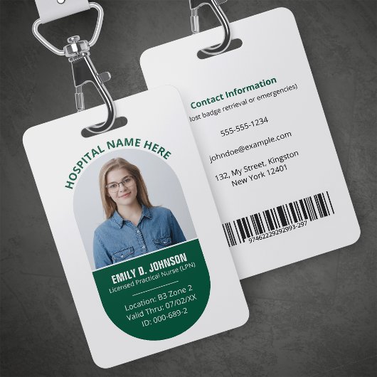Custom Licensed Praktische Verpleegkundige LPN Fot Badge