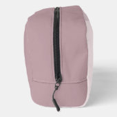 Custom Licht Pastel Stoffig Roos Mauve Blush Roze Toilettasje (Rechts)