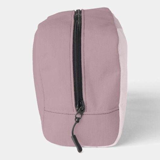 Custom Licht Pastel Stoffig Roos Mauve Blush Roze Toilettasje (Rechts)