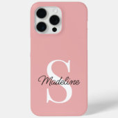 Custom licht stoffig Roos perzik blush roze gekleu Case-Mate iPhone Case (Achterkant)