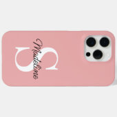 Custom licht stoffig Roos perzik blush roze gekleu Case-Mate iPhone Case (Achterkant (horizontaal))