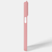 Custom licht stoffig Roos perzik blush roze gekleu Case-Mate iPhone Case (Achterkant / Rechts)