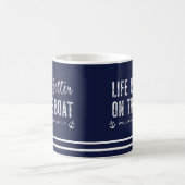 Custom Life is beter op de boot | Bootleven Koffiemok (Center)