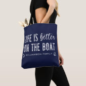 Custom Life is beter op de boot | Bootleven Tote Bag (Dichtbij)
