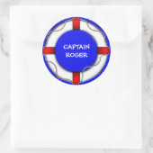 Custom Life Preserver Ronde Sticker (Tas)