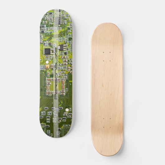 Custom Light Green PCB Circuit Board for IT Pros Persoonlijk Skateboard (Voorkant)