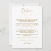 Custom Lilac Elegant Garland Wreath Wedding Save The Date (Achterkant)