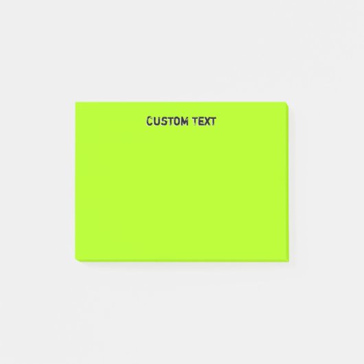 Custom Lime Green Post-it® Notes (Voorkant)