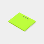 Custom Lime Green Post-it® Notes (Schuin)
