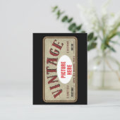 CUSTOM  LIMITED EDITION PERSOONLIJKE FOTO FEESTDAGENKAART (Staand voorkant)