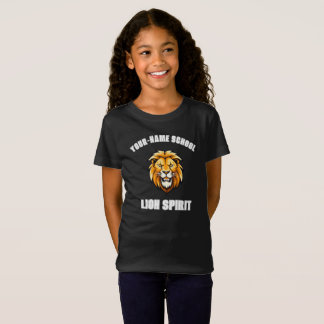 CUSTOM Lion Mascot | Geel goud - School College T-shirt