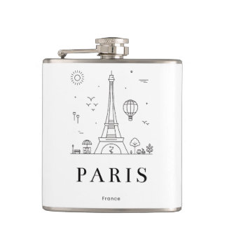 Custom Liquor Flask – Personalized Vinyl Flask for Heupfles