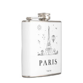 Custom Liquor Flask – Personalized Vinyl Flask for Heupfles (Rechts)