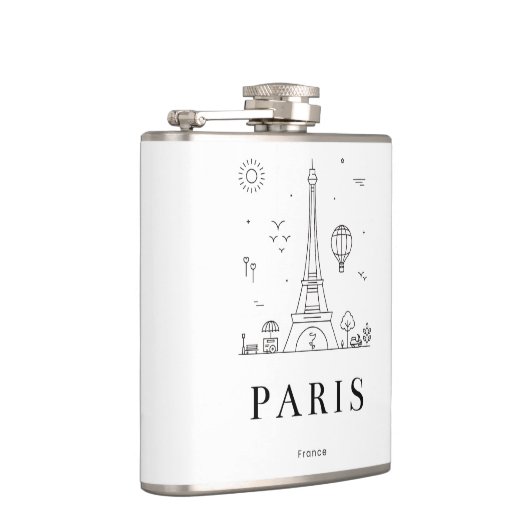 Custom Liquor Flask – Personalized Vinyl Flask for Heupfles (Rechts)