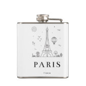 Custom Liquor Flask – Personalized Vinyl Flask for Heupfles (Achterkant)