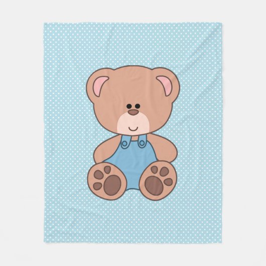 Custom Little Boy Beer Fleece Deken (Voorkant)