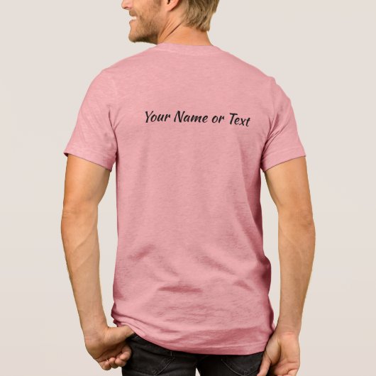 Custom Location Coco Loco Tri-Blend Shirt (Achterkant)