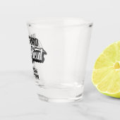 Custom Location & Text Connecticut Shot Glas (Rechts)