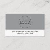 Custom Logo and QR Code Business Card Visitekaartje (Voorkant)