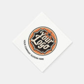 Custom Logo and Text Business Servet (Hoek)