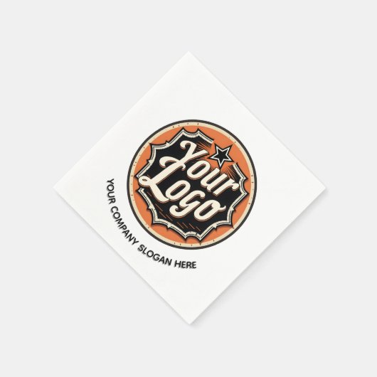 Custom Logo and Text Business Servet (Hoek)