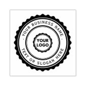 Custom logo bedrijf bedrijf rubberstempel (Afrduk)