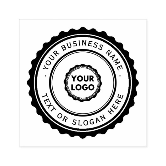 Custom logo bedrijf bedrijf rubberstempel (Afrduk)