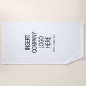 Custom logo bedrijf promotionele marketing strandlaken (Voorkant)