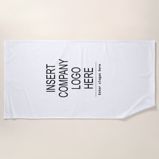 Custom logo bedrijf promotionele marketing strandlaken (Voorkant)