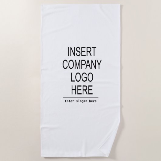 Custom logo bedrijf promotionele marketing strandlaken (Voorkant)