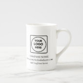 Custom Logo Bone China Corporate Promo mug Porselein Kop (Rechts)